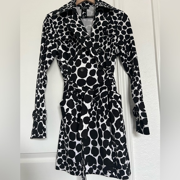 NWOT Animal Print Cotton Spring/Fall Trench Coat | M - Picture 1 of 10